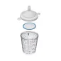 Preview: SATA RPS 0,6 l Einwegbecher Standard mit Deckel und Flachsieb 125 µ (50 St. Pack)
